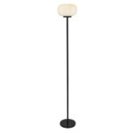 Lumina Glass Floor Lamp In White And Black