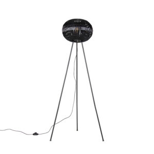 Modern floor lamp tripod black - Zoë