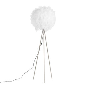 Romantic floor lamp white - Feather