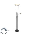 Modern floor lamp black incl. LED - Lexus