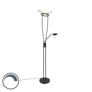 Modern floor lamp black incl. LED - Lexus