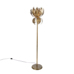 Vintage floor lamp gold - Botanica Simplo