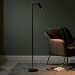 Detroit Reader Task Floor Lamp In Black