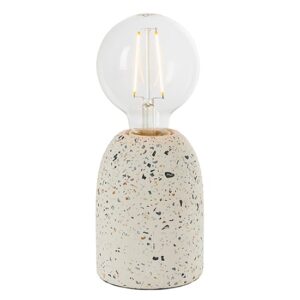 Terrazzo Table Lamp In White Terrazzo