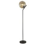 Punch Champagne Glass Floor Lamp In Black