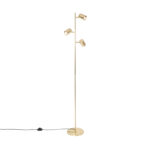 Modern brass floor lamp 3-lights - Jeana