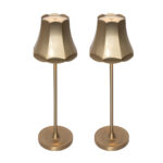 Set of 2 Retro Table Lamps Rose Gold Rechargeable IP44 - Granny